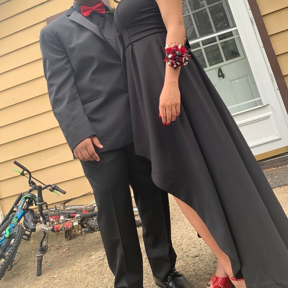 Women’s strapless High-low Dress - Picture 4 of 8